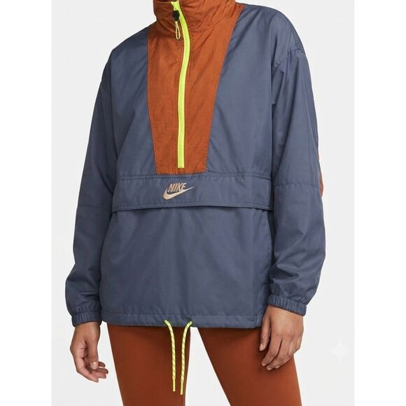 Nike Jackets & Blazers - Nike Sportswear Icon Clash Packable Windbreaker Jacket Diffused Blue Size M Medi